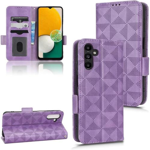 Coque Cuir Pour Samsung Sma136b Dsn Galaxy A13 5g Sma136m Ds Sma136b N Sma136u T A Sms136dl Coque Housse Etui Covercoque Pour Samsung Galaxy A13 5g Étui Pour Téléphone Purple