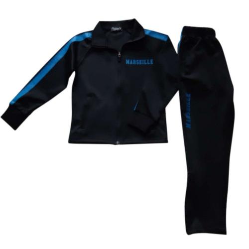 Surv tement jogging de Foot enfant de Marseille noir Rakuten