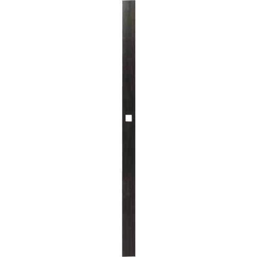 Tringle en acier phorétique noir pour espagnolette plate - 2,50 m TORBEL