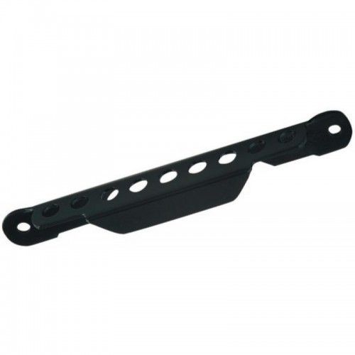 Crémaillère seule pour crochets en acier - 9 trous - noir TORBEL
