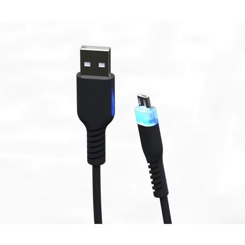 Cable De Recharge 3m Micro Usb Supersoft Avec Led Pour Ps4 Et Xbox One