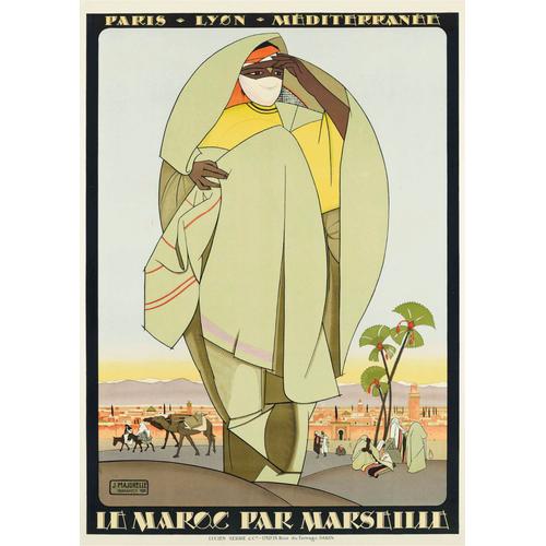 Affiche Le Maroc Par Marseille