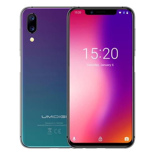 UMIDIGI One Pro 5.9 pouces 4 Go + 64 Go Android 8.1 Double SIM NFC Smartphone Twilight