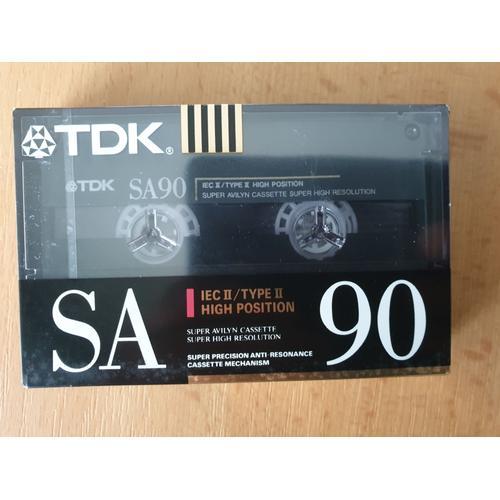 Cassette TDK SA 90 - CrO2 - Chrome position IEC II