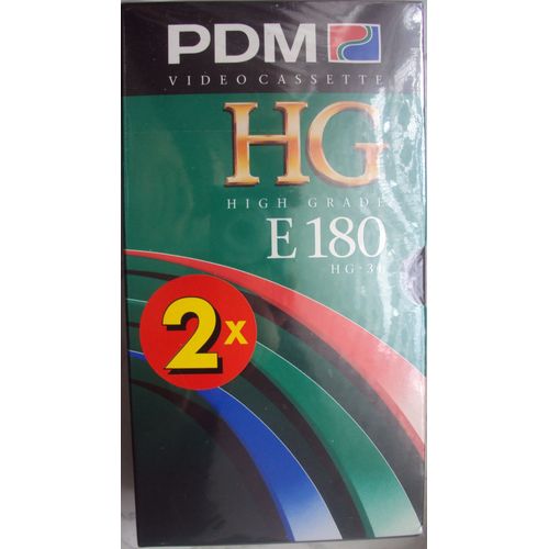 Lot de 2 cassettes P D M - H G E180