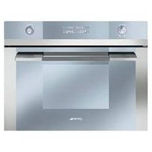 Smeg SC45V2 - Four à vapeur - intégrable - niche - largeur : 55.8 cm - profondeur : 55 cm - hauteur : 45 cm - inox et verre