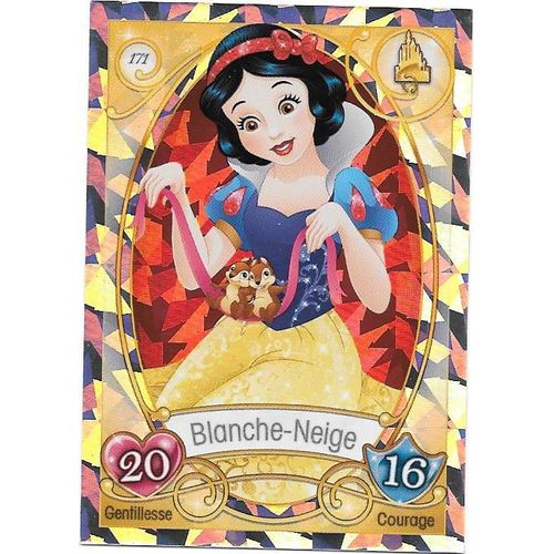 Disney Princess Trading Card Game N°171 Blanche-Neige "Brillante" (2017) Topps