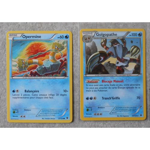 Opermine 22/124 Et Golgopathe 23/124 - Xy11 - Impact Des Destins - Vf