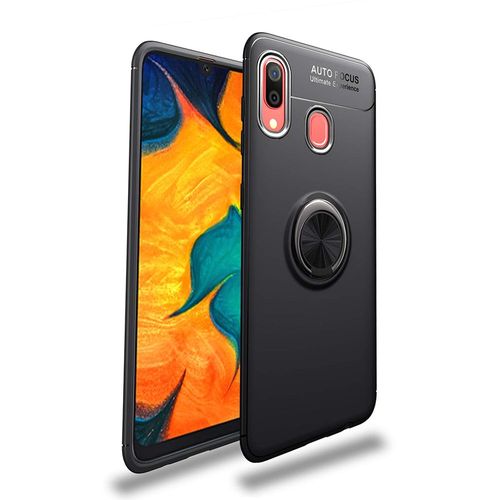 Pack Coque Magnétique Aimantée Housse Protection Samsung Galaxy A40 Avec Support Stand Voiture Magnétique À Grille D'aération Universel Sans Fil