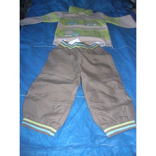 Ensemble Polo Et Pantalon 18 Mois.