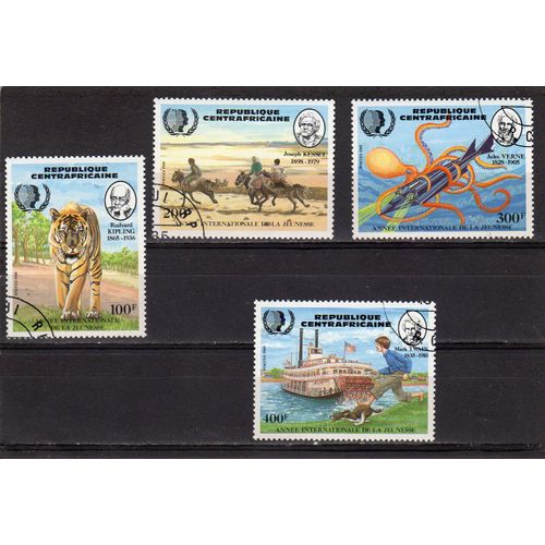 Timbres-Poste De Centrafrique (Année Internationale De La Jeunesse)