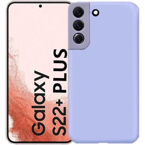 Coque En Tpu Souple Coque Cover Slim Anti-Vol Coque De Protection Arrière Cover Antichoc Pour Samsung Galaxy S22 Plus 5g Lilas