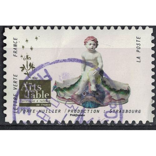 France 2018 Oblitéré Rond Used Arts De La Table Porcelaine Et Faïence Porte Huilier Production Strasbourg Y&t 1532 Su