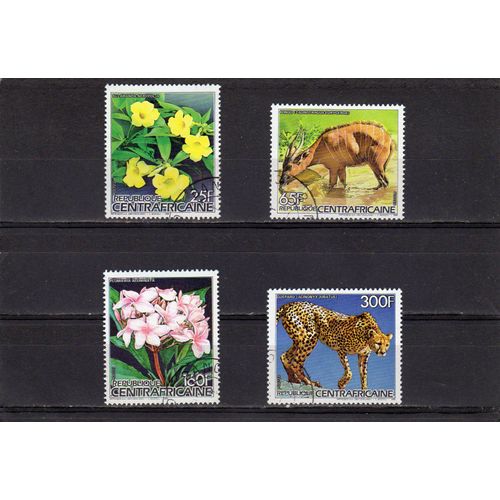 Timbres-Poste De Centrafrique (Flore Et Faune De Centrafrique)