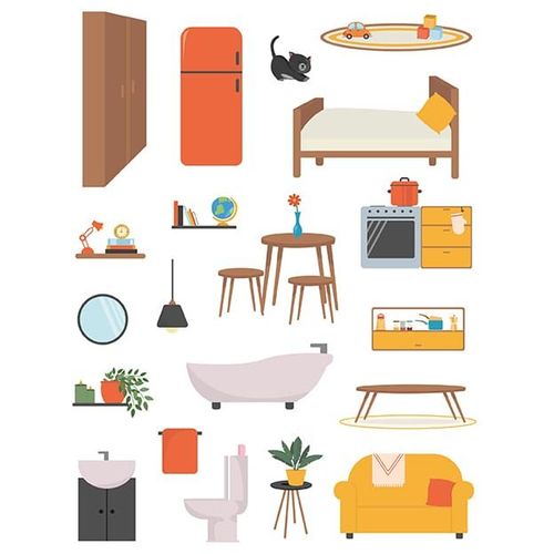 Gommettes Stickers À La Maison 240 Pièces - Sodertex