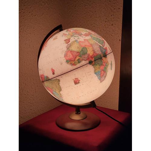 Globe terrestre lumineux hauteur 40 cm ( n°3)