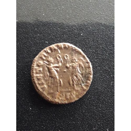 Tres Rare Constantius Ii Comme Augustus Siscia Deux Victoires Face À Face