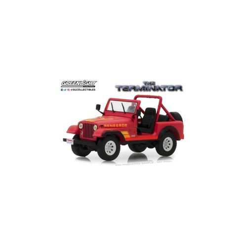 Terminator - Réplique 1/43 Métal Sarah Conner's Jeep Cj-7 1983