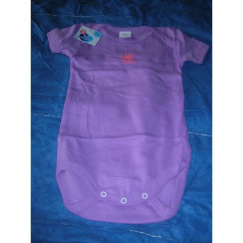 Body Manches Courtes Mots D'enfants 12 Mois.