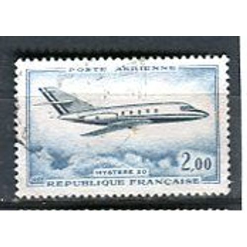 Timbre Oblitéré - Poste Aérienne - " Mystère 20 " - 2,00f - Gandon - 1965