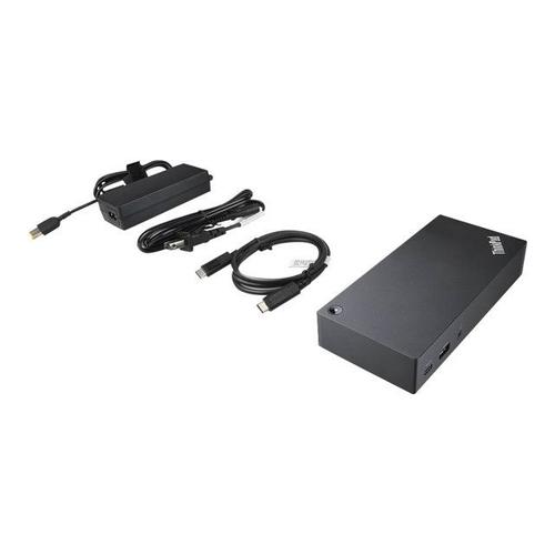 Lenovo ThinkPad USB-C Dock - Station d'accueil - USB-C - VGA - 1GbE - 90 Watt - Europe