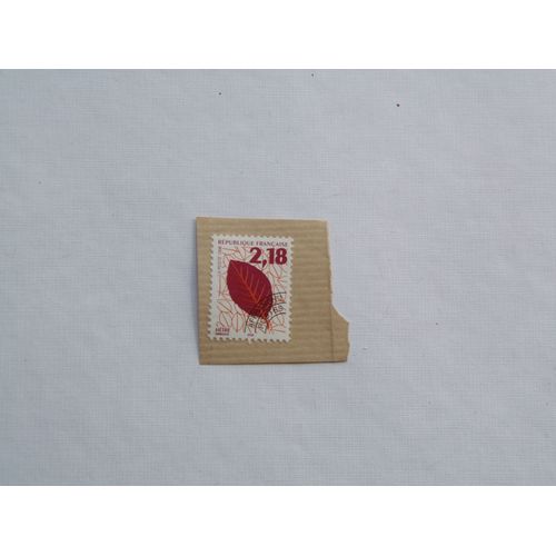 Timbre Préoblitéré Feuille De Hêtre 1996