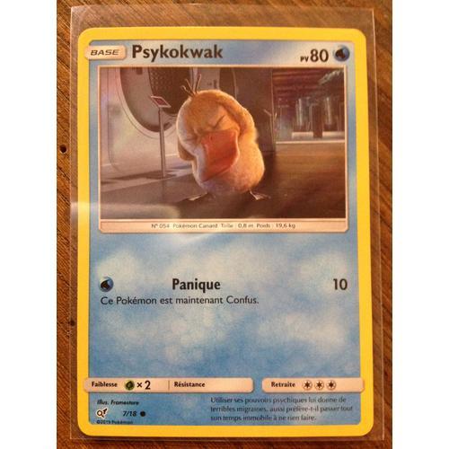 Psykokwak Holographique 7/18 Série Détective Pikachu