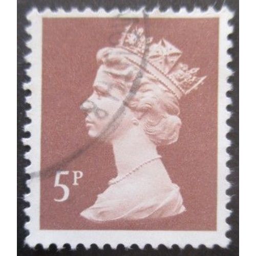 Royaume-Uni N°1017a Dentelé 15 X 14 Oblitéré