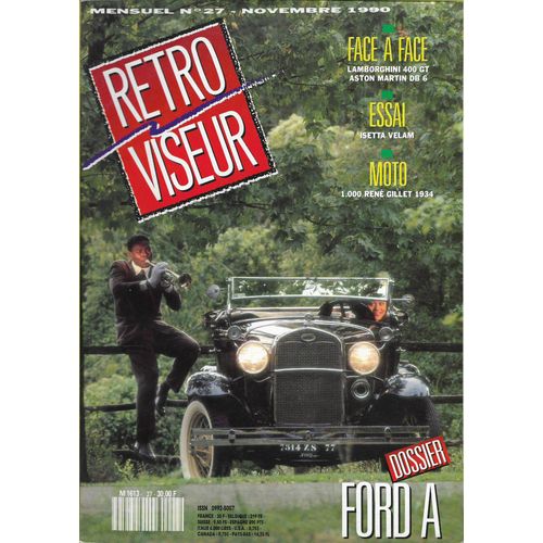 Rétroviseur N° 27 - Novembre 1990 - Dossier Ford A