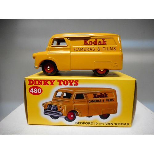 Bedford Van 10cwt Kodak Dinky Toys 480 Atlas Neuf Boite-Dinky Toys