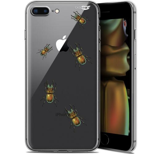 Caseink Coque Pour Apple Iphone 7/8 Plus (4.7 ) Gel Hd [ Nouvelle Collection - Souple - Antichoc - Imprimé En France] Petits Scarabés