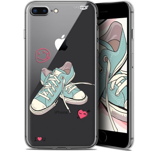 Caseink Coque Pour Apple Iphone 7/8 Plus (4.7 ) Gel Hd [ Nouvelle Collection - Souple - Antichoc - Imprimé En France] Mes Sneakers D'amour