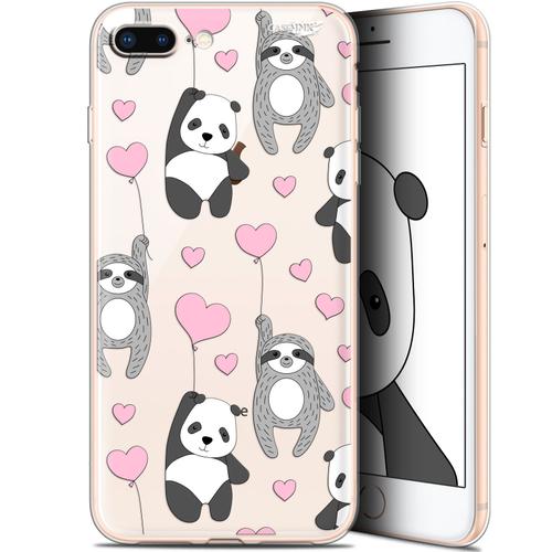 Caseink Coque Pour Apple Iphone 7/8 Plus (4.7 ) Gel Hd [ Nouvelle Collection - Souple - Antichoc - Imprimé En France] Panda'mour