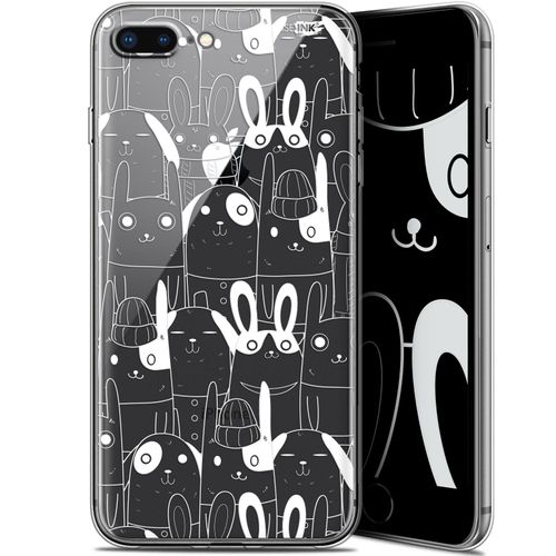 Caseink Coque Pour Apple Iphone 7/8 Plus (4.7 ) Gel Hd [ Nouvelle Collection - Souple - Antichoc - Imprimé En France] Lapin Blanc