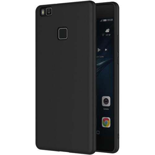 Coque Huawei P9 Lite, Noir Silicone Coque Pour Huawei P9 Lite Housse 5,2 Pouces Noir Silicone Etui Case