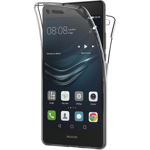 Coque Huawei P9 Lite, 360° Full Body Transparente Silicone Coque Pour Huawei P9 Lite Housse Silicone Etui Case 5,2 Pouces
