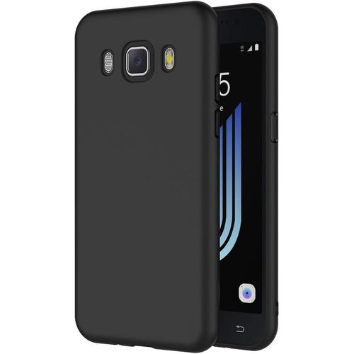 Coque Samsung Galaxy J5 2016, Noir Silicone Coque Pour Galaxy J5 2016 J510 Housse 5,2 Pouces Noir Silicone Etui Case