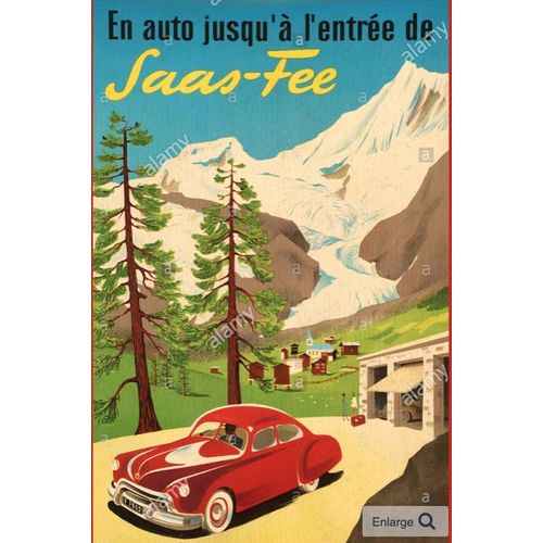 Affiche Saas-Fee