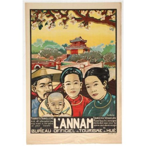 Affiche L'annam Vietnam