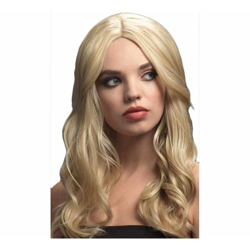 Perruque Khloe Blonde Foncée Large (Taille Unique Femme)