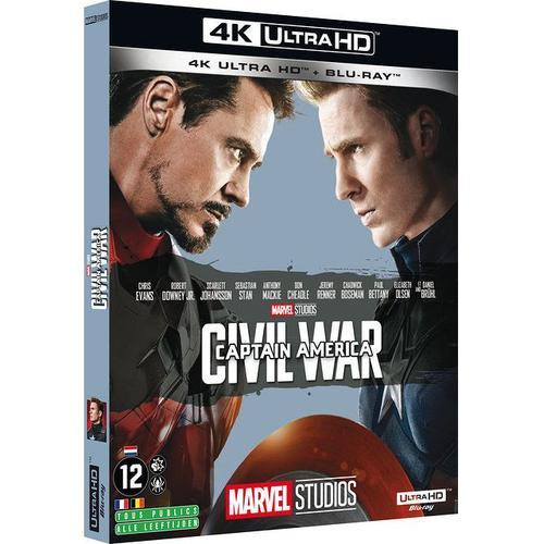Captain America : Civil War - 4k Ultra Hd + Blu-Ray