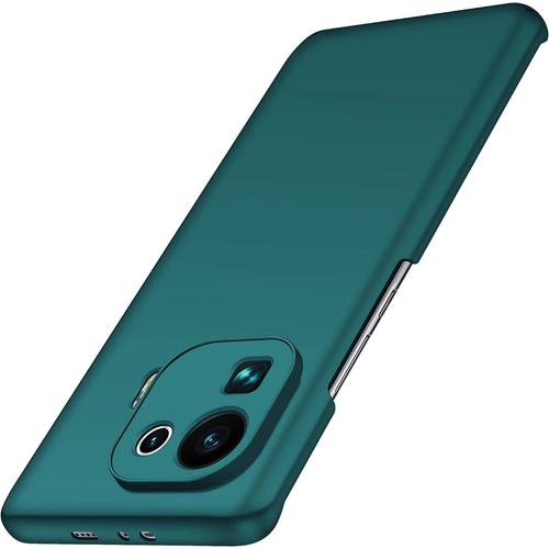 Coque Xiaomi Mi 11 Proserie Mat Resilient Conception Ultra Mince Et Absorption Des Chocs Coque Pour Xiaomi Mi 11 Pro Verte