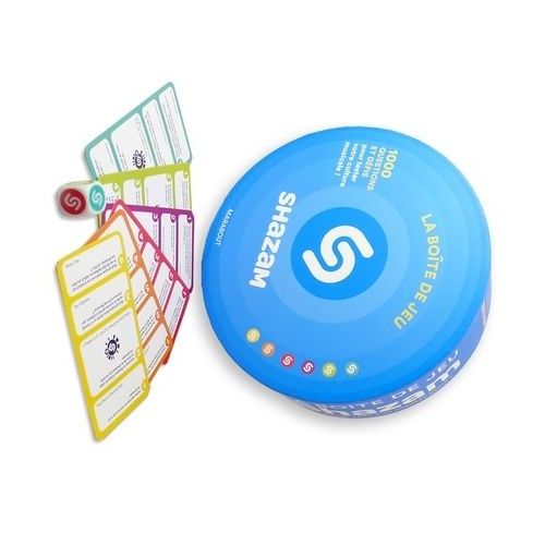 La Boîte À Quiz Shazam - 1000 Questions Et Défis Pour Tester Votre Culture Musicale - Contient : 240 Cartes, 1 Livret, 1 Dé