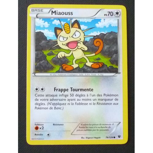 Miaouss 74/124 - Pokemon Xy10 Impact Des Destins 