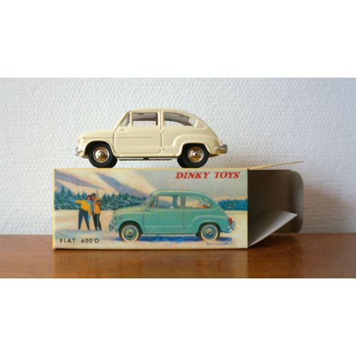 Fiat 600 D 1/43 Dinky Toys 520 Atlas Neuf Boite-Dinky Toys