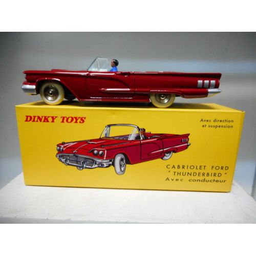 Ford Thunderbird Cabriolet 1958 Rouge Vif 1/43 Dinky 555 Atlas-Dinky Toys