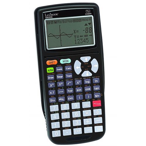 Calculatrice Graphique GC3000FR 262 Fonctions Scientifiques Mode Examen Statistiques Noire