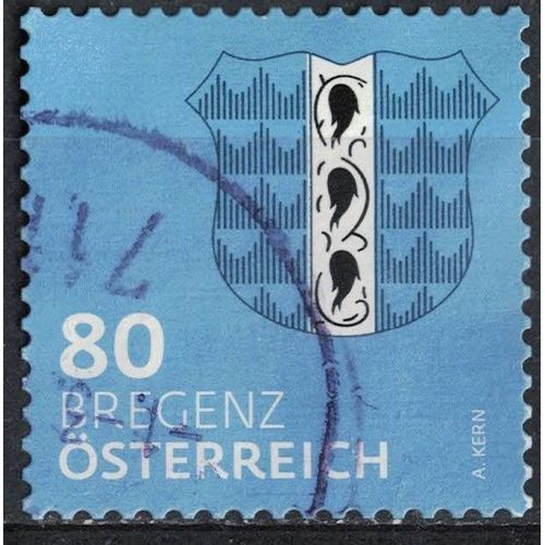 Autriche 2018 Oblitéré Rond Used Blason De Bregenz Coat Of Arms Su