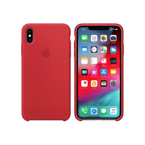 Apple - (Product) Red - Coque De Protection Pour Téléphone Portable - Silicone - Rouge - Pour Iphone Xs Max