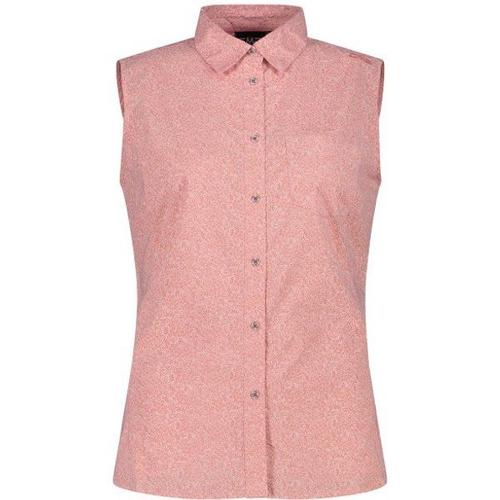 Women's Sleeveless Shirt Chemisier Taille 48, Rose